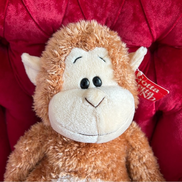 Retired Vintage Gund Flapjack #2626 Monkey Plush Stuffed Animal Has ALL TAGS - Picture 8 of 12